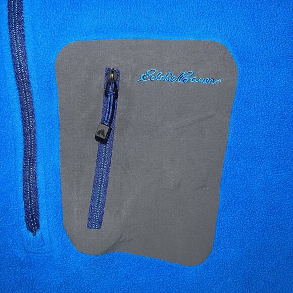Eddie Bauer First Ascent Men’s Polartec Fleece – Size Large – Blue - Picture 3 of 10